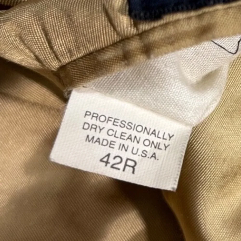 Norm Thompson‎ Mens Camel Wool Blend Blazer Sport Coat Jacket Made in USA - 42R